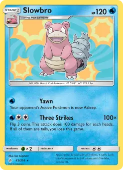 Pokémon-Karte Slowbro 043/214