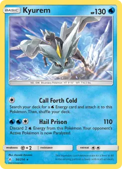 Pokémon-Karte Kyurem 050/214