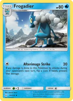 Pokémon-Karte Frogadier 052/214
