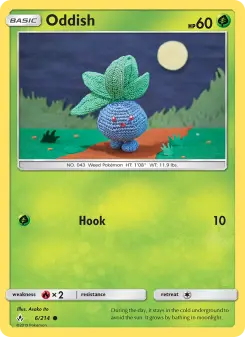 Pokémon-Karte Oddish 006/214
