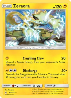 Pokémon-Karte Zeraora 060/214