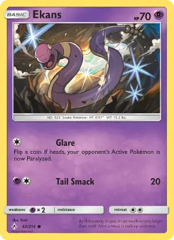Pokémon-Karte Ekans 062/214