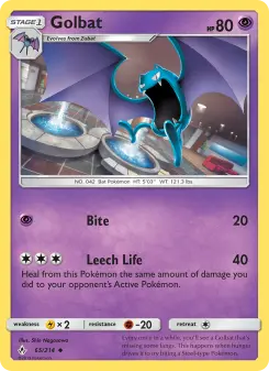 Pokémon-Karte Golbat 065/214
