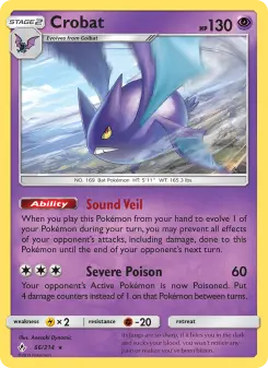 Pokémon-Karte Crobat 066/214