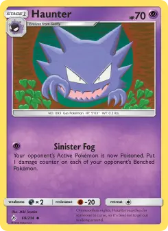 Pokémon-Karte Haunter 069/214