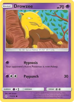 Pokémon-Karte Drowzee 071/214