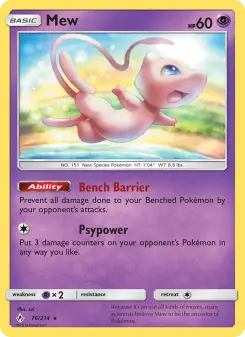 Pokémon-Karte Mew 076/214