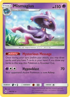 Pokémon-Karte Mismagius 078/214