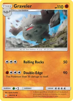 Pokémon-Karte Graveler 088/214