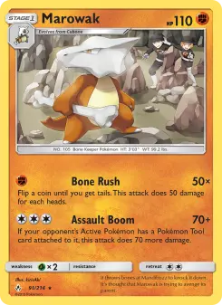 Pokémon-Karte Marowak 091/214