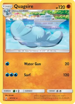 Pokémon-Karte Quagsire 097/214