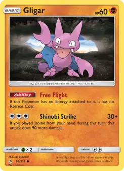 Pokémon-Karte Gligar 098/214