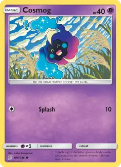 Pokémon-Karte Cosmog 100/236