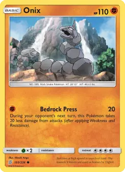 Pokémon-Karte Onix 103/236