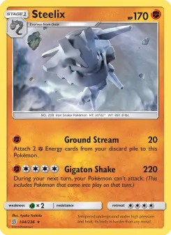 Pokémon-Karte Steelix 104/236