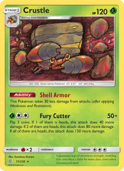 Pokémon-Karte Crustle 011/236