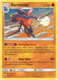 Pokémon-Karte Garchomp 114/236