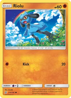 Pokémon-Karte Riolu 115/236