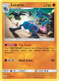 Pokémon-Karte Lucario 117/236