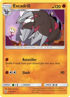Pokémon-Karte Excadrill 119/236