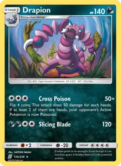 Pokémon-Karte Drapion 134/236