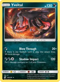 Pokémon-Karte Yveltal 139/236