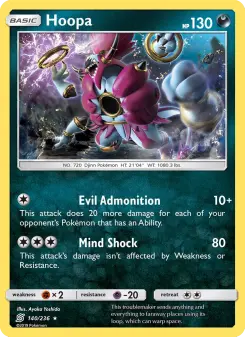 Pokémon-Karte Hoopa 140/236