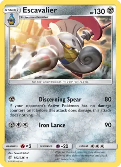 Pokémon-Karte Escavalier 142/236