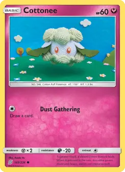 Pokémon-Karte Cottonee 143/236