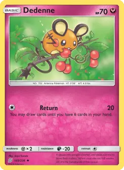 Pokémon-Karte Dedenne 145/236