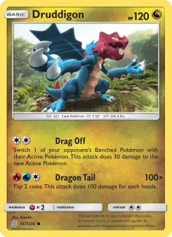 Pokémon-Karte Druddigon 157/236