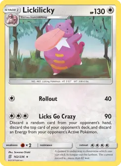 Pokémon-Karte Lickilicky 162/236