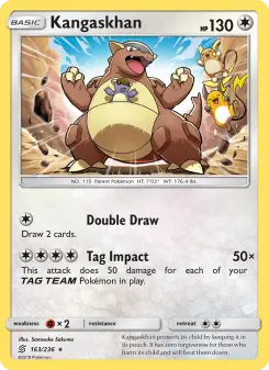 Pokémon-Karte Kangaskhan 163/236