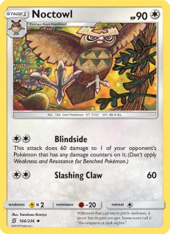 Pokémon-Karte Noctowl 166/236