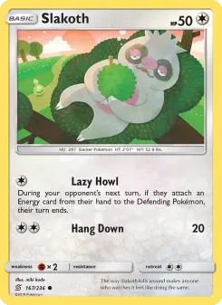 Pokémon-Karte Slakoth 167/236