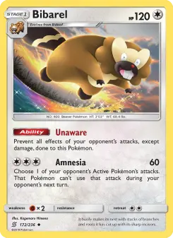 Pokémon-Karte Bibarel 172/236