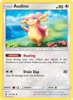 Pokémon-Karte Audino 177/236