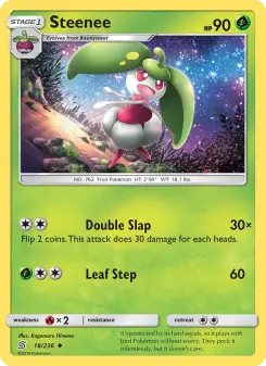Pokémon-Karte Steenee 018/236