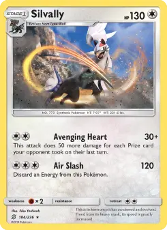 Pokémon-Karte Silvally 184/236