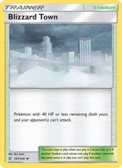 Pokémon-Karte Blizzard Town 187/236