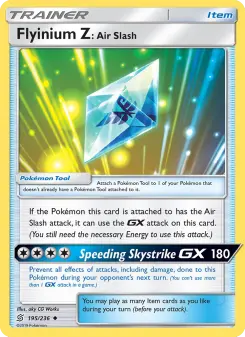 Pokémon-Karte Flyinium Z: Air Slash 195/236