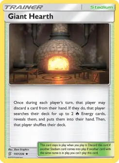 Pokémon-Karte Giant Hearth 197/236