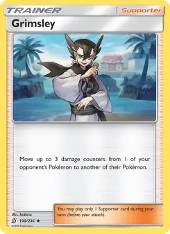 Pokémon-Karte Grimsley 199/236