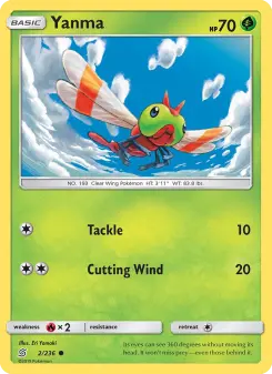 Pokémon-Karte Yanma 002/236