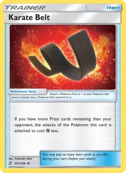 Pokémon-Karte Karate Belt 201/236