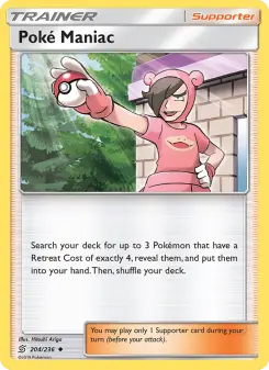 Pokémon-Karte Poké Maniac 204/236