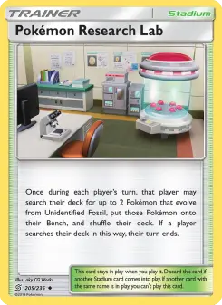 Pokémon-Karte Pokémon Research Lab 205/236