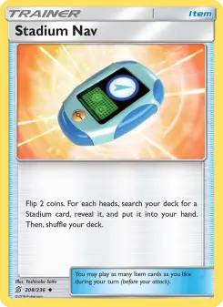 Pokémon-Karte Stadium Nav 208/236
