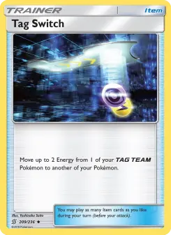 Pokémon-Karte Tag Switch 209/236