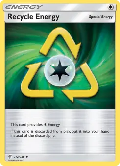 Pokémon-Karte Recycle Energy 212/236